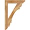 Ekena Millwork Olympic Slat Rough Sawn Bracket, Western Red Cedar, 4"W x 26"D x 38"H BKT04X26X38OLY06RWR - alternate 3